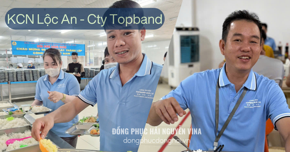 Đồng phục công ty Topband khu công nghiệp Lộc An-Bình Sơn 