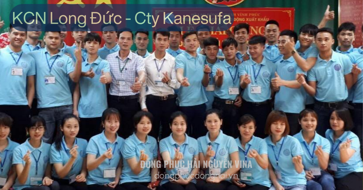 Đồng phục công ty Kanesufa khu công nghiệp Long Đức