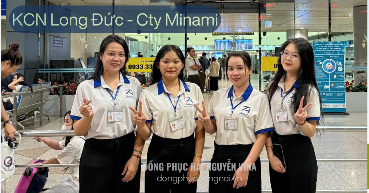 Đồng phục công ty Minami khu công nghiệp Long Đức