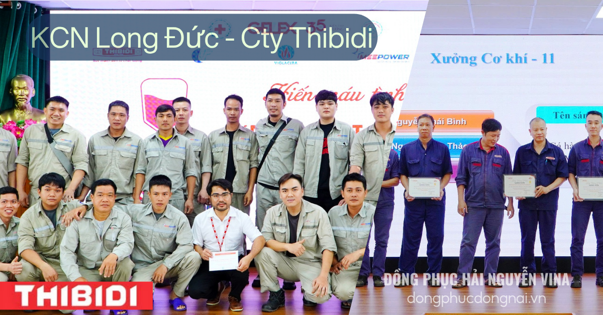 Đồng phục công ty Thibidi khu công nghiệp Long Đức-hình 1