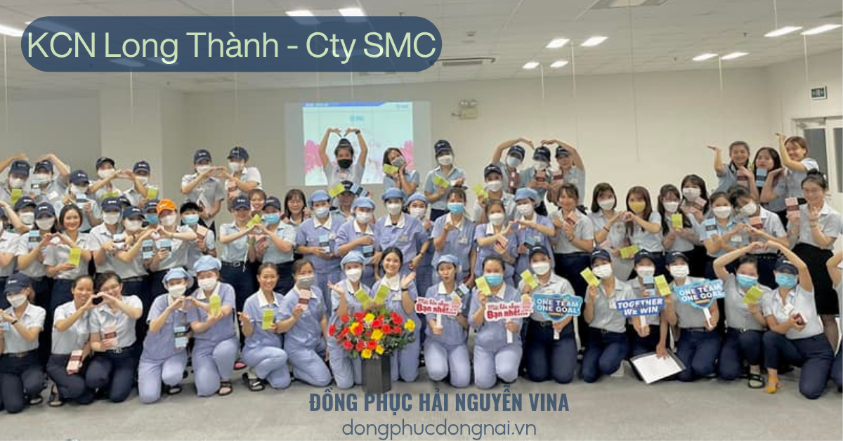 May đồng phục công ty SMC khu công nghiệp Long Thành