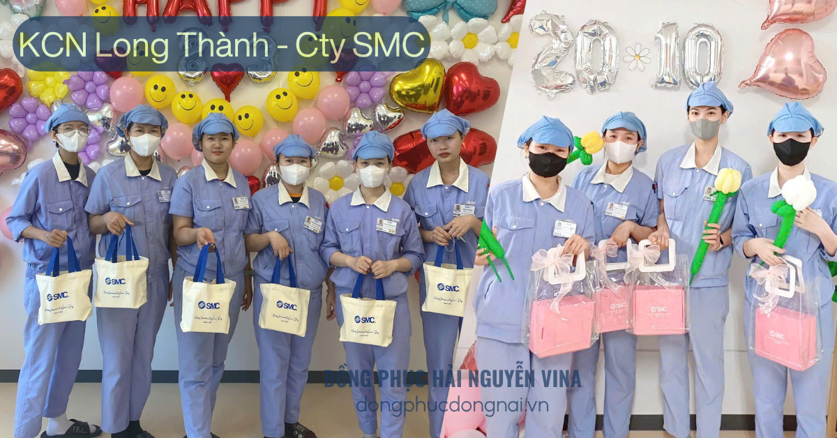 May đồng phục công ty SMC khu công nghiệp Long Thành