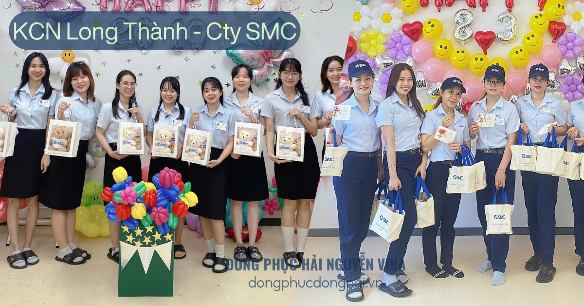 May đồng phục công ty SMC khu công nghiệp Long Thành