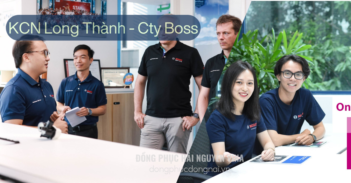 May đồng phục công ty BOSS Khu công nghiệp Long Thành