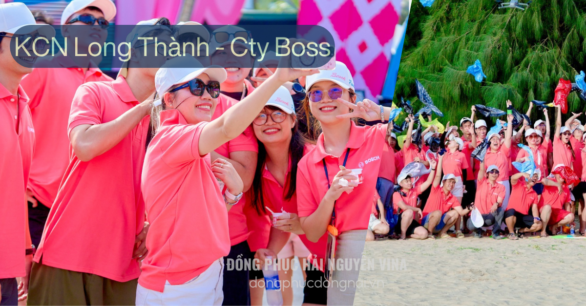 May đồng phục công ty BOSS khu công nghiệp Long Thành