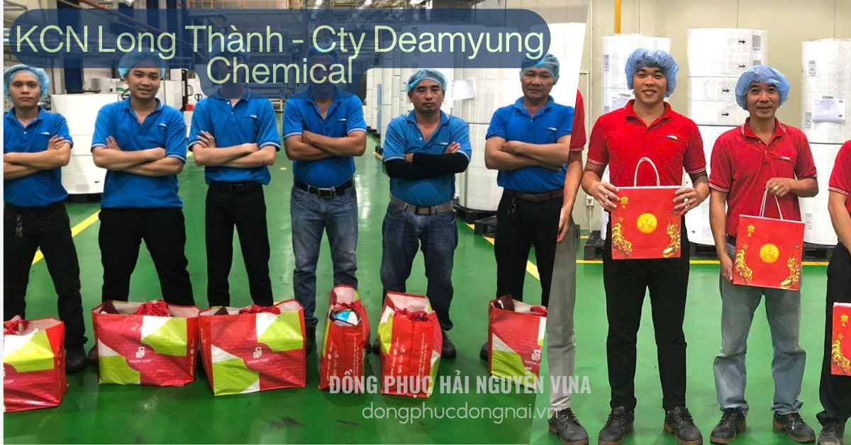 May Đồng phục công ty DEAMYUNG CHEMICAL Khu công nghiệp Long Thành