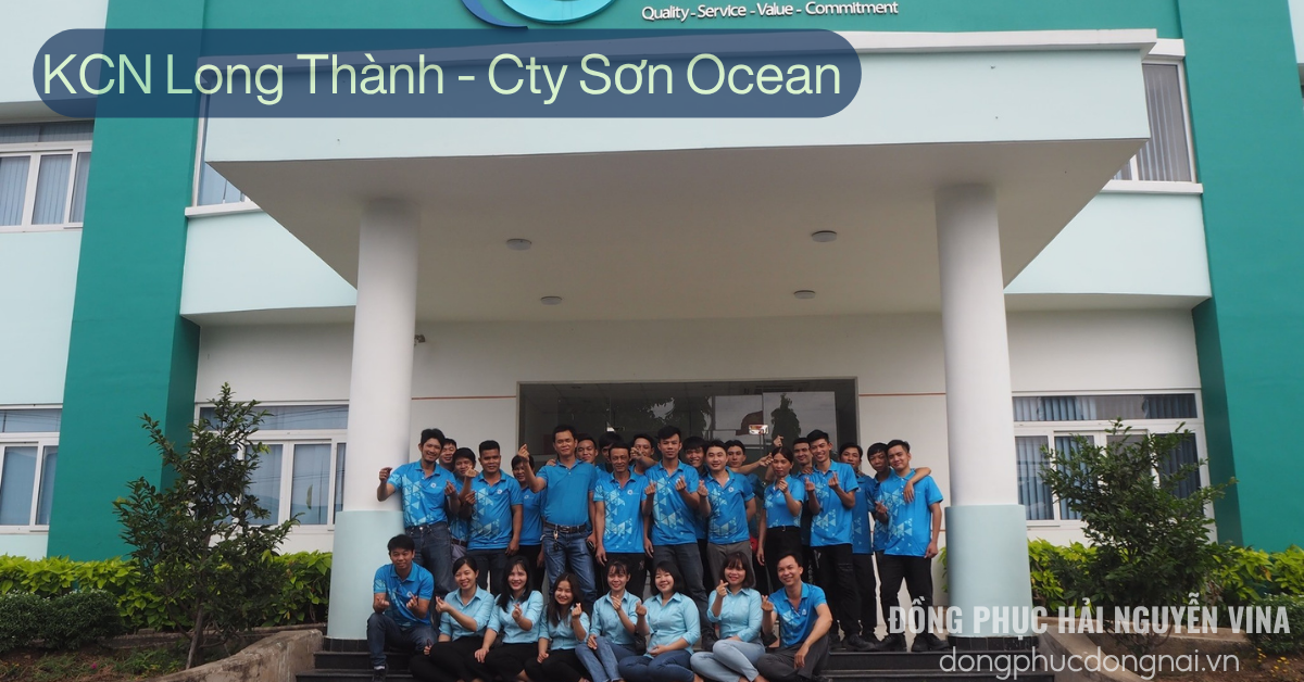 May đồng phục công ty SƠN OCEAN khu công nghiệp Long Thành