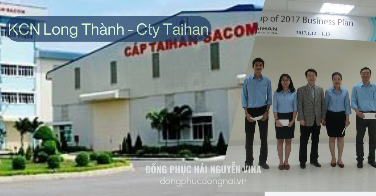 May đồng phục công ty TAIHAN khu công nghiệp Long Thành