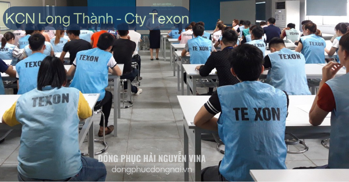 May đồng phục công ty TEXON khu công nghiệp Long Thành