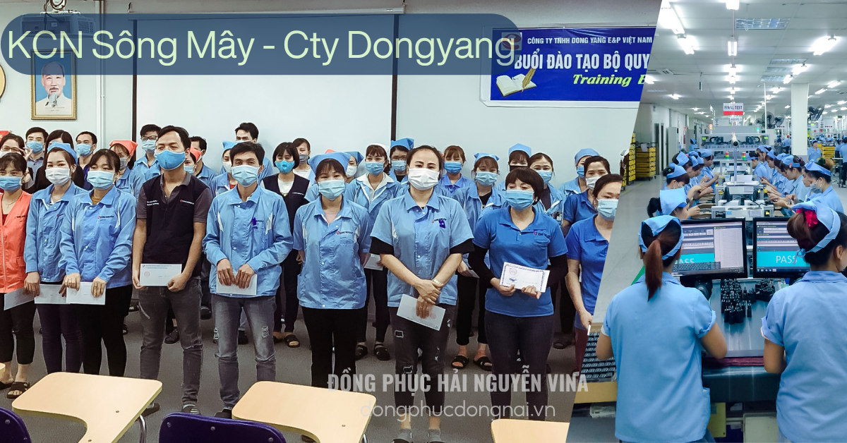 Đồng phục công ty DONGYANG khu công nghiệp Sông mây - hình 2
