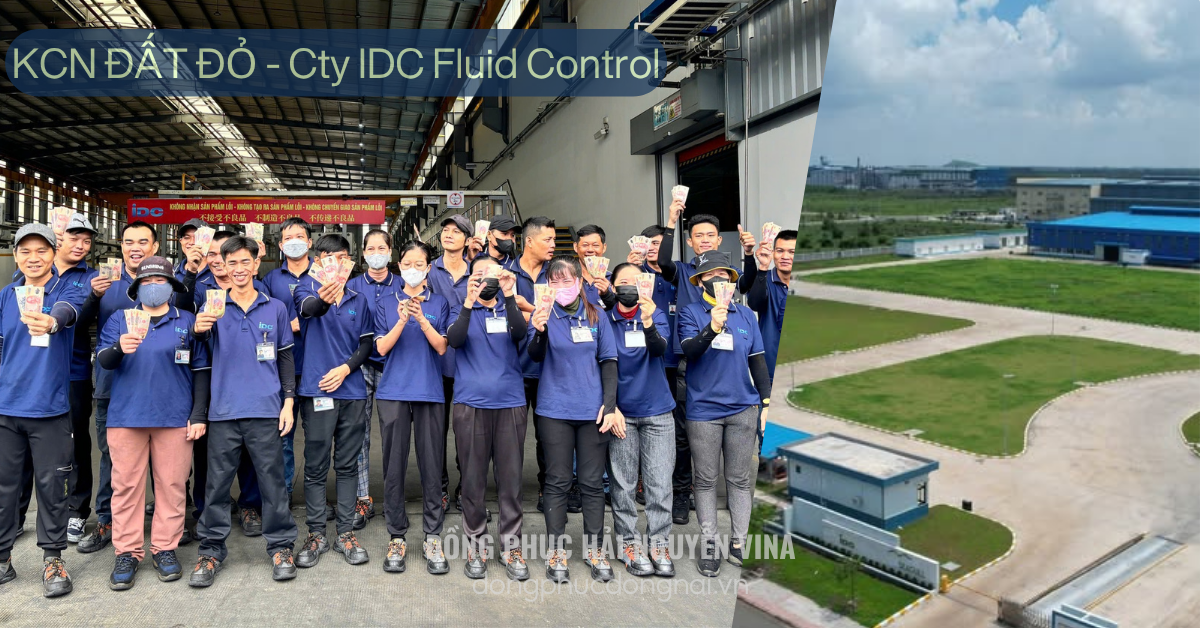 Đồng phục công ty IDC Fluid khu công nghiệp Đất Đỏ tỉnh Bà Rịa Vũng Tàu - (hình 1)