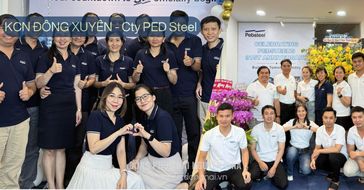 Đồng phục công ty Websteel khu công nghiệp Đông Xuyên - Bà Rịa Vũng Tàu (hình 3)