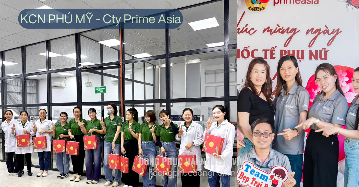 Đồng phục công ty Prime Asia-KCN Phú Mỹ