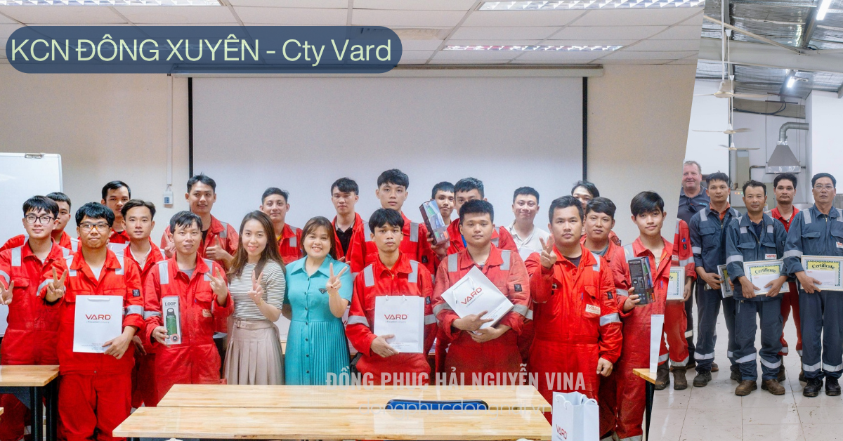 Đồng phục công ty Đóng Tàu Vard khu công nghiệp Đông Xuyên - Bà Rịa Vũng Tàu (hình 1)