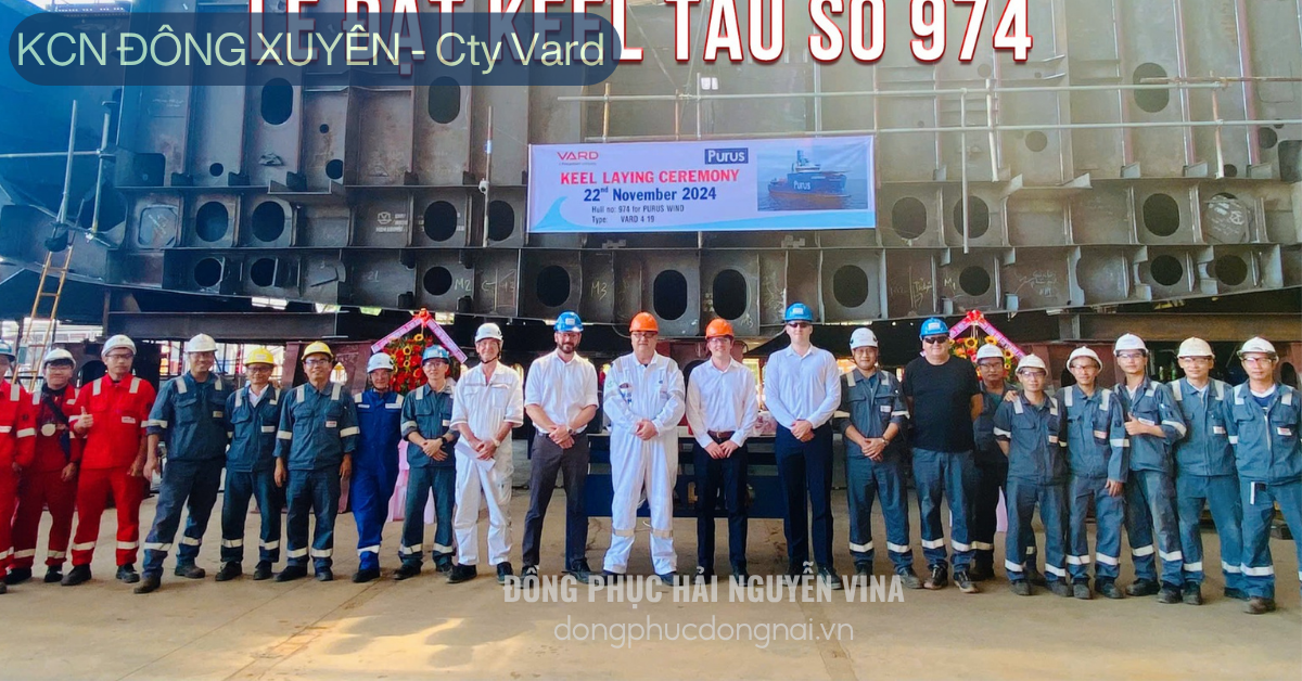 Đồng phục công ty Đóng Tàu Vard khu công nghiệp Đông Xuyên - Bà Rịa Vũng Tàu (hình 3)