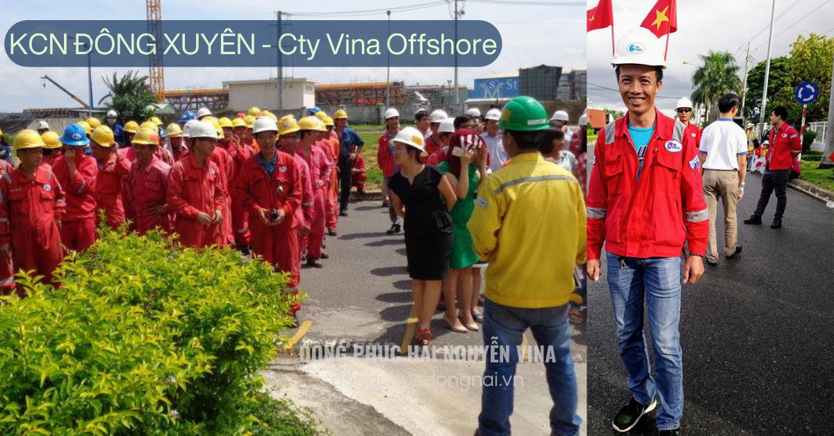 Đồng phục công ty Vina Offshore khu công nghiệp Đông Xuyên - Bà Rịa Vũng Tàu (hình 2)
