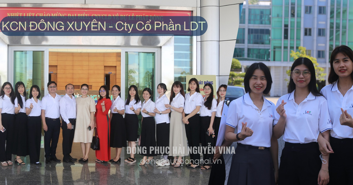 Đồng phục công ty Cồ Phần LDT khu công nghiệp Đông Xuyên - Bà Rịa Vũng Tàu (hình 2)