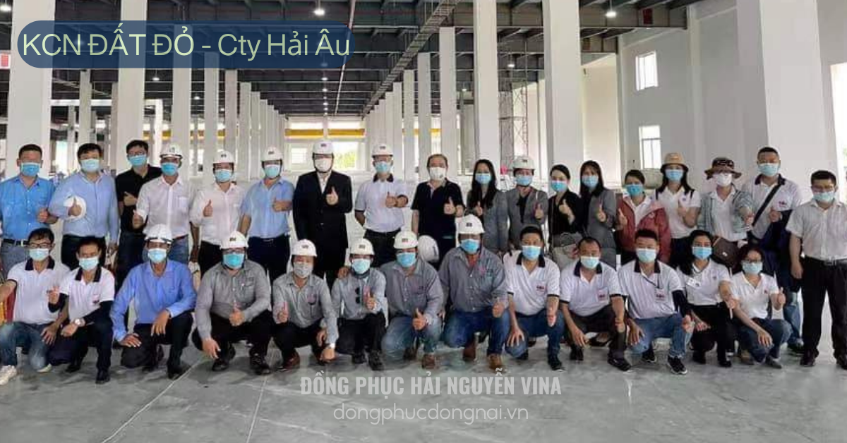 Đồng phục công ty Hải Âu khu công nghiệp Đất Đỏ tỉnh Bà Rịa Vũng Tàu - (hình 2)