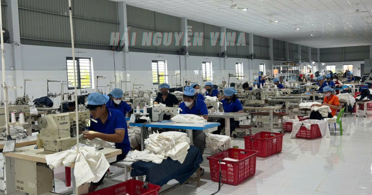 Nhà Xưởng Chuyên Nghiệp của Đồng Phục Hải Nguyễn Vina