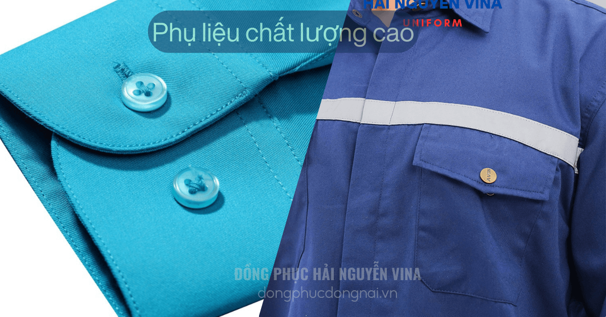 Phụ liệu đồng phục tốt đạt tiêu chuẩn CE