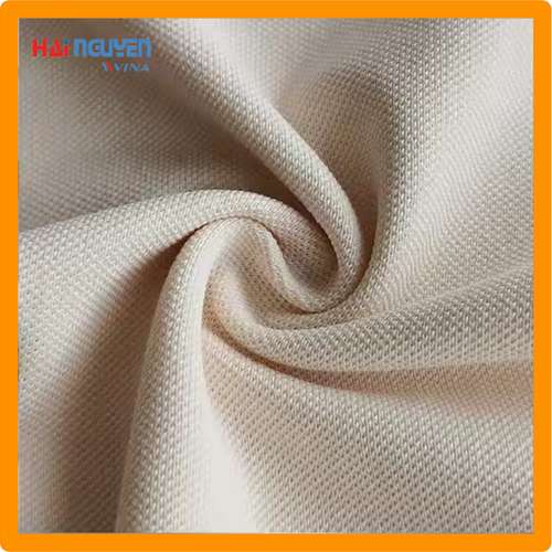 Vải thun cá sấu cotton 4 chiều may áo đồng phục học sinh chính khóa